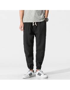 Pantalon Casual Harem Noir