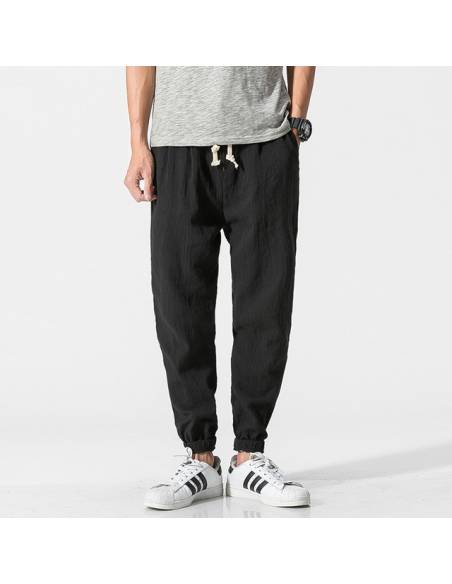 Pantalon Casual Harem Noir