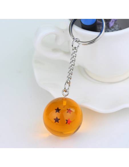 Manga japonais - Porte-clé Boule de Cristal Dragon Ball Super 4 étoiles - 