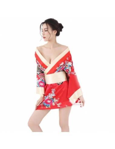 Kimono de nuit imprimés floraux