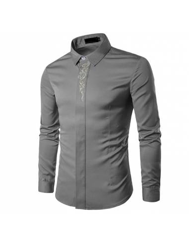 Chemise liseret couleur Or