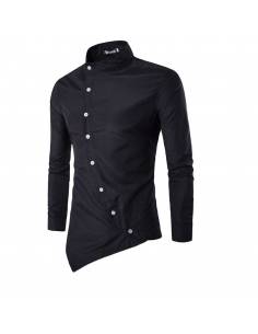 Chemise à boutons obliques Kuro