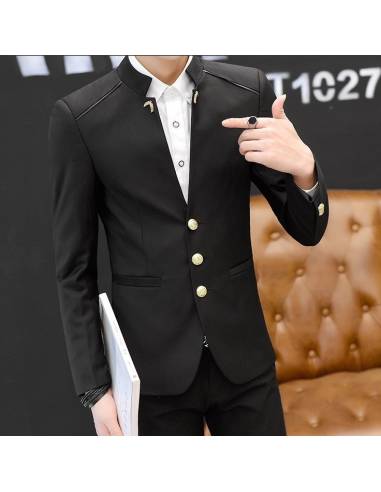 Veste costume col mao