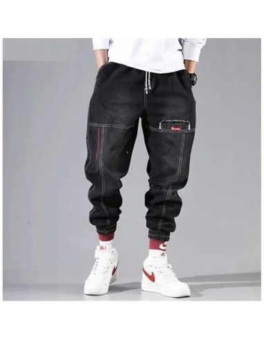 Jegging Slim Sutorītouea Noir