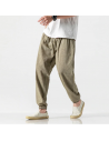 Pantalon Casual Harem Beige
