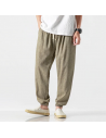 Pantalon Casual Harem Beige