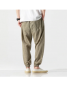Pantalon Casual Harem Beige