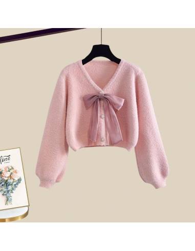 Cardigan Doux Pinku