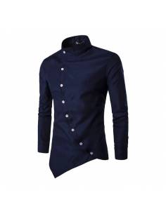 Chemise à boutons obliques Kon No Shatsu