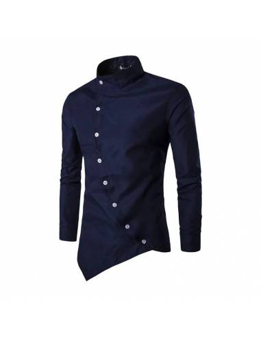 Chemise à boutons obliques Kon No Shatsu